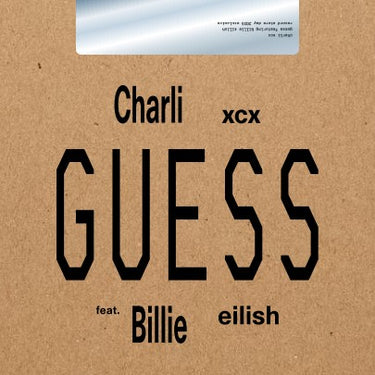 Charli XCX & Billie Eilish - Guess - featuring billie eilish - 7" Black Vinyl  [RSD 2025]