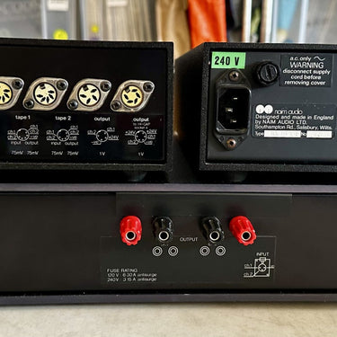 NAIM AUDIO - NAC 32 PREAMP, NAP 250 POWER AMP AND NA HICAP POWER SUPPLY