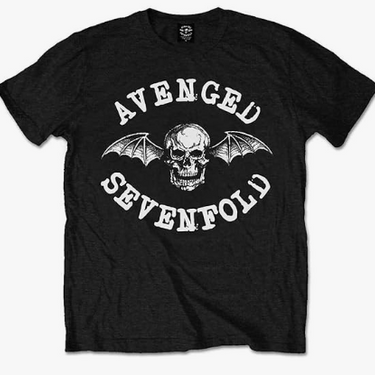 Avenged Sevenfold - Classic Deathbat Black T-Shirt