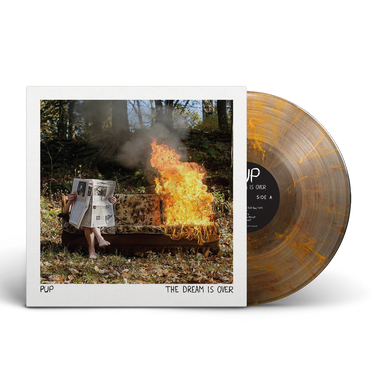 Clear w/ Red & Orange Swirl LP + Lenticular Print