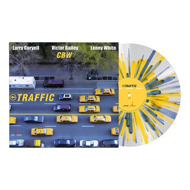 Transparent Blue & Yellow Splash LP