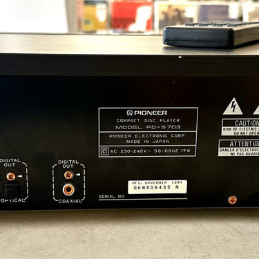 PIONEER - PD-S703 CD PLAYER