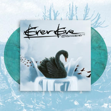 Transparent Marbled Turquoise & Black 2LP