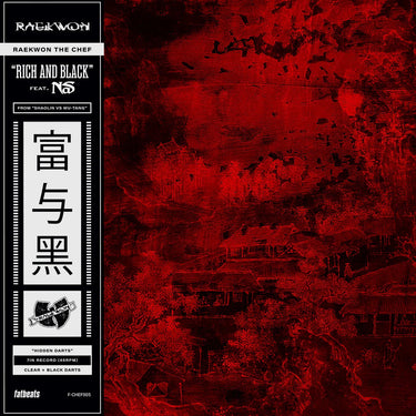 Raekwon - Rich & Black ft Nas b/w Crane Style ft Busta Rhymes (Hidden Darts Variant)