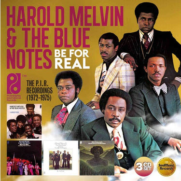 HAROLD MELVIN & THE BLUE NOTES - BE FOR REAL: THE P.I.R. RECORDINGS 1972-1975: 3CD BOXSET