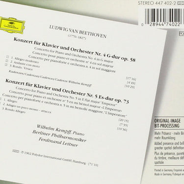 Beethoven, Kempff - PIANO CONCERTOS