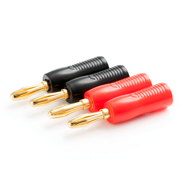 Techlink Iwires Premium 4mm Banana Plugs Pack Of 4