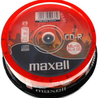 Maxell 25 Cd-r- 80 Minutes- Spindle