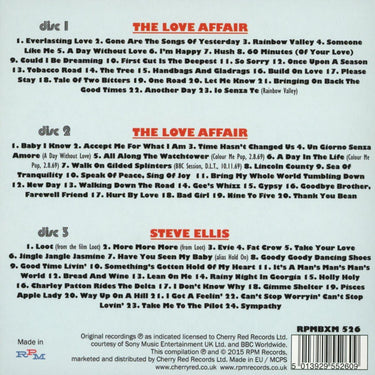 LOVE AFFAIR / STEVE ELLIS - TIME HASN'T CHANGED US THE COMPLETE CBS RECORDINGS 1967-1971