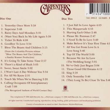 The Carpenters - Yesterday Once More: Greatest Hits 1969-1983