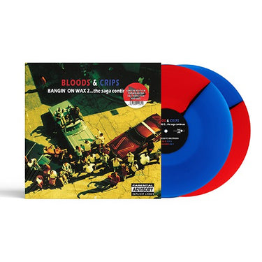 Bloods & Crips - Bangin' On Wax 2...The Saga Continues - 2LP - Special Edition half/half Blue and Red vinyl  [RSD 2026]