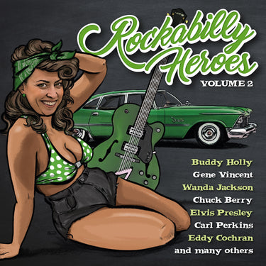 Various Artists - Rockabilly Heroes Vol. 2 - 1LP - Transparent Green Vinyl  [RSD 2025]