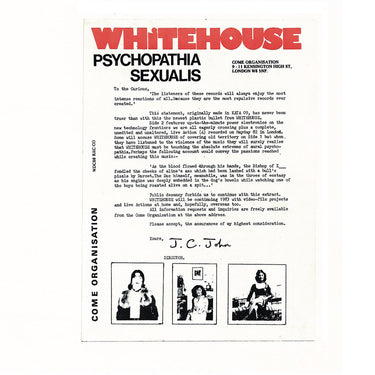 Whitehouse - Psychopathia Sexualis (Legacy Edition)