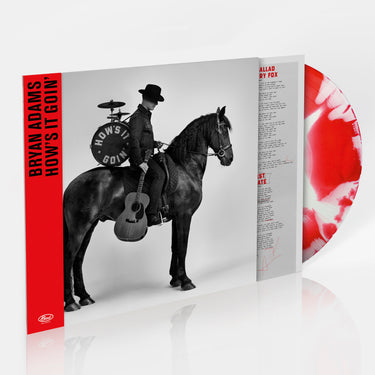 Red & White Sunburst LP