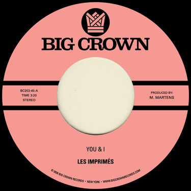 Les Imprimés - You & I / Miss The Days