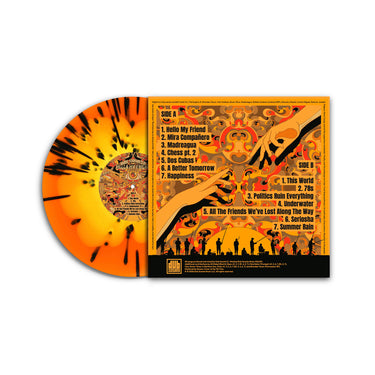 140g Orange, Yellow & Black Splatter LP