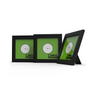 7" Vinyl Frame Set Black