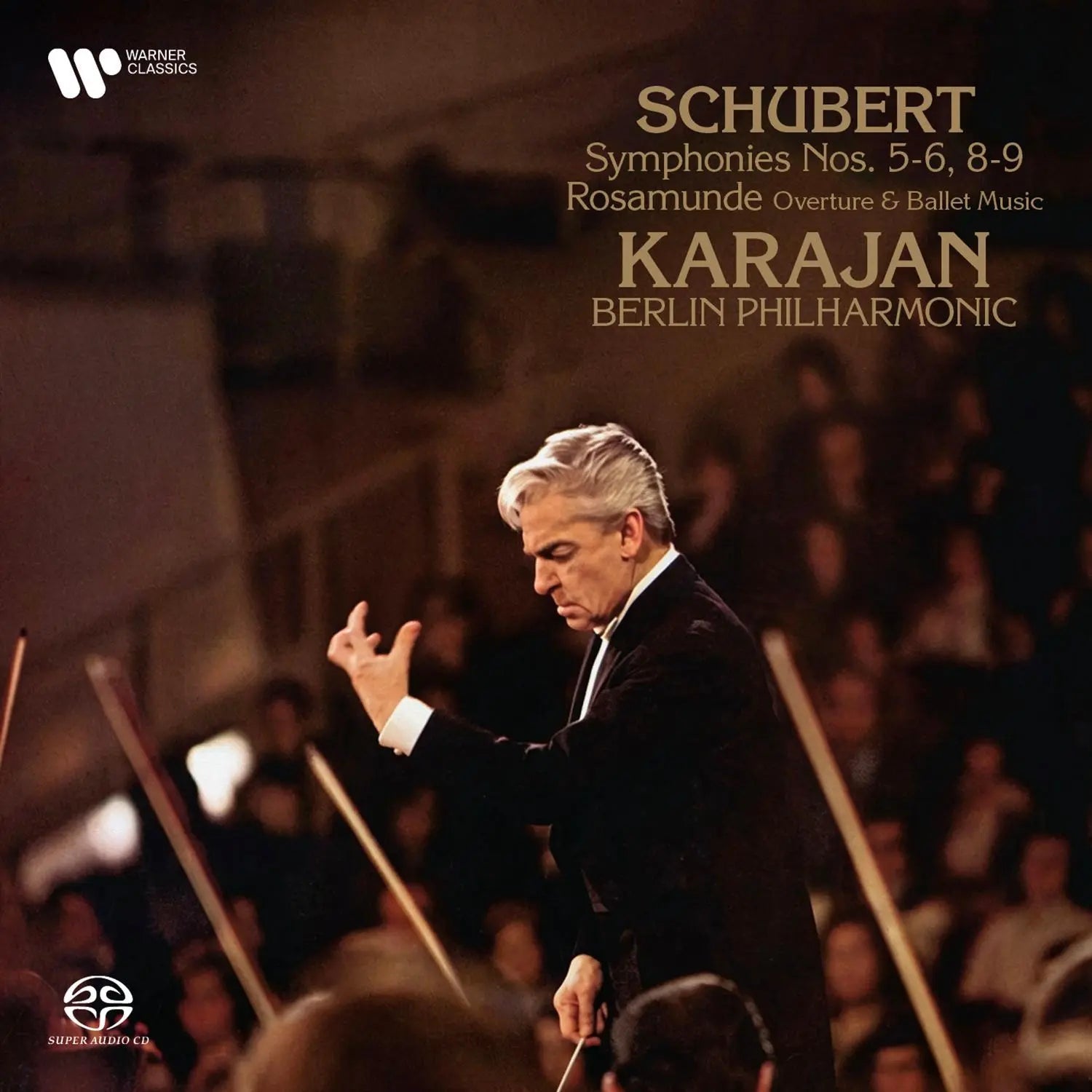Hervert von Karajan, Berliner Philharmoniker - Schubert: Symphonies 5-6, 8-9… (Remastered - Hybrid SACD)