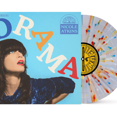 Translucent Clear with Red Blue & Yellow Splatter LP