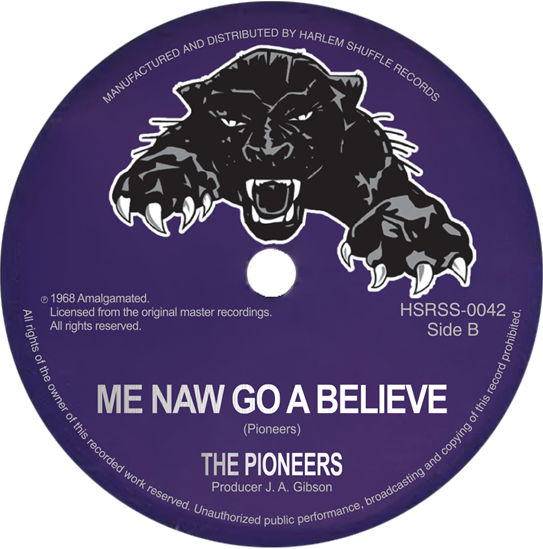 The Pioneers - Don’t You Know / Me Naw Go A Believe