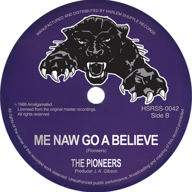 The Pioneers - Don’t You Know / Me Naw Go A Believe