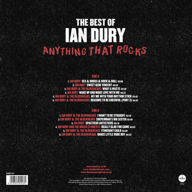 IAN DURY - Anything That Rocks - The Best Of
