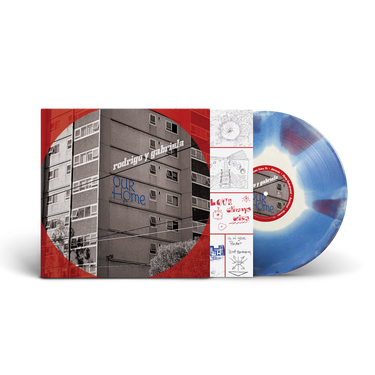 White on Blue on Red Triple Layer Colour LP