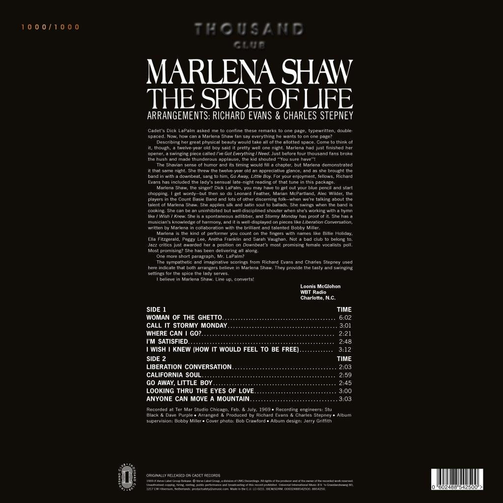 Marlena Shaw - The Spice Of Life (Thousand Club)