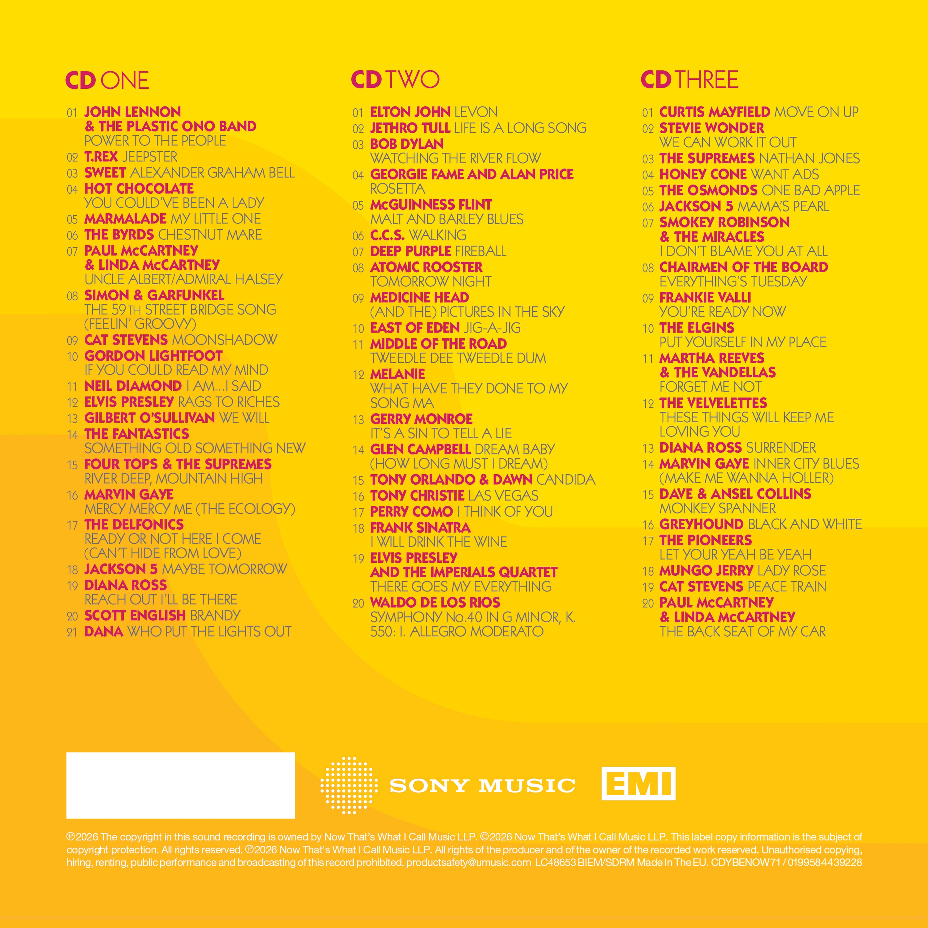 Various Artists - NOW – Yearbook Extra 1971