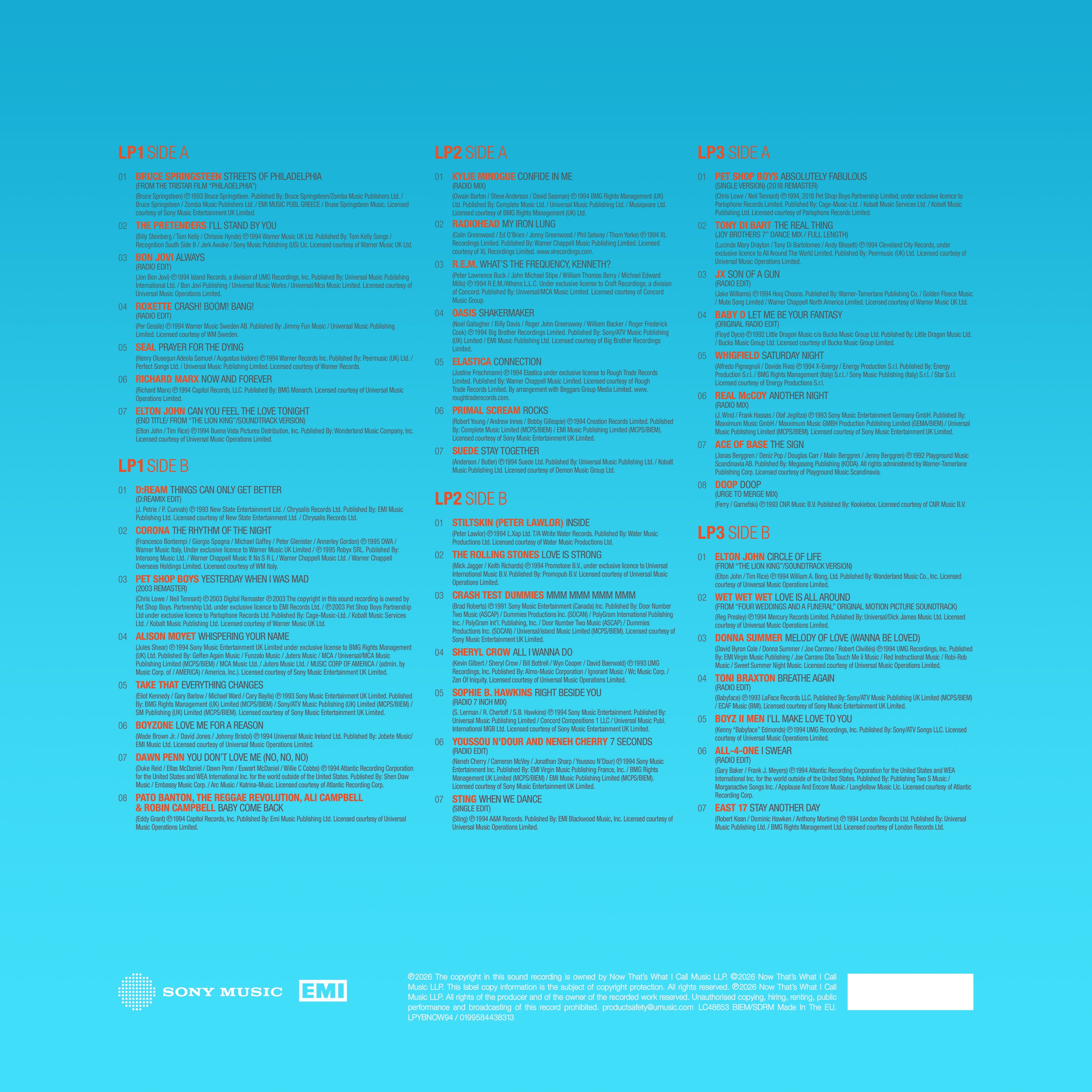 Various Artists - NOW - Yearbook 1994