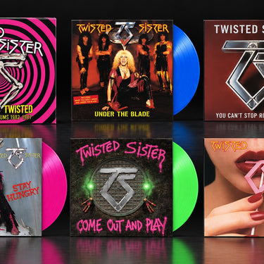 Limited Edition Red, Blue, Pink, Green and Yellow Vinyl 5LP Boxset