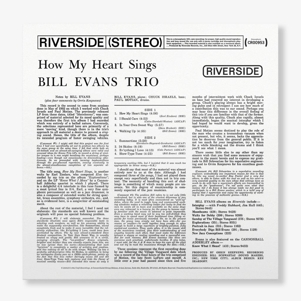 Bill Evans - How My Heart Sings