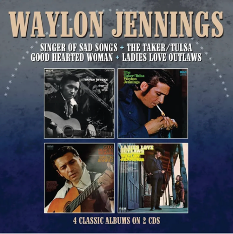 WAYLON JENNINGS - SINGER OF SAD SONGS / THE TAKER-TULSA / GOOD HEARTED WOMAN / LADIES LOVE OUTLAWS