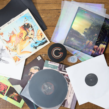 12″ HDPE Inner Record Sleeves With Curved Base – Pack of 50