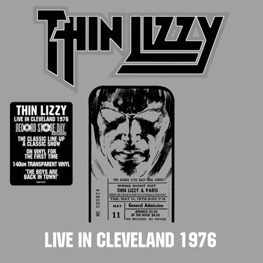 Thin Lizzy - Live in Cleveland 1976 - 2LP - 140g Transparent Vinyl  [RSD 2026]