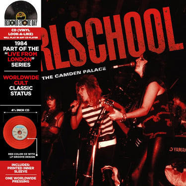 Girlschool - Live From The Camden Palace - 1CD - Vinyl Replica CD - Red  [RSD 2026]