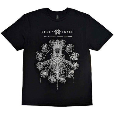 Sleep Token - Tomb Whale Black T-Shirt