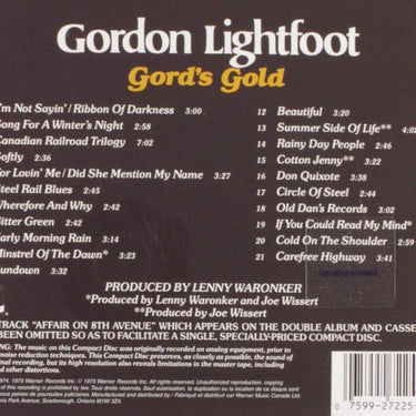 Gordon Lightfoot - Gord's Gold