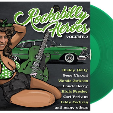 Various Artists - Rockabilly Heroes Vol. 2 - 1LP - Transparent Green Vinyl  [RSD 2025]