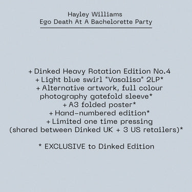 Hayley Williams - Ego Death At A Bachelorette Party (Dinked Heavy Rotation Edition)
